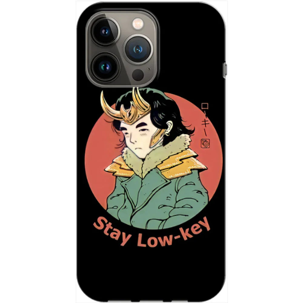 Husa compatibila cu Apple iPhone 14 Pro Max model Stay Low Key, Silicon, TPU, Viceversa - Viceversa