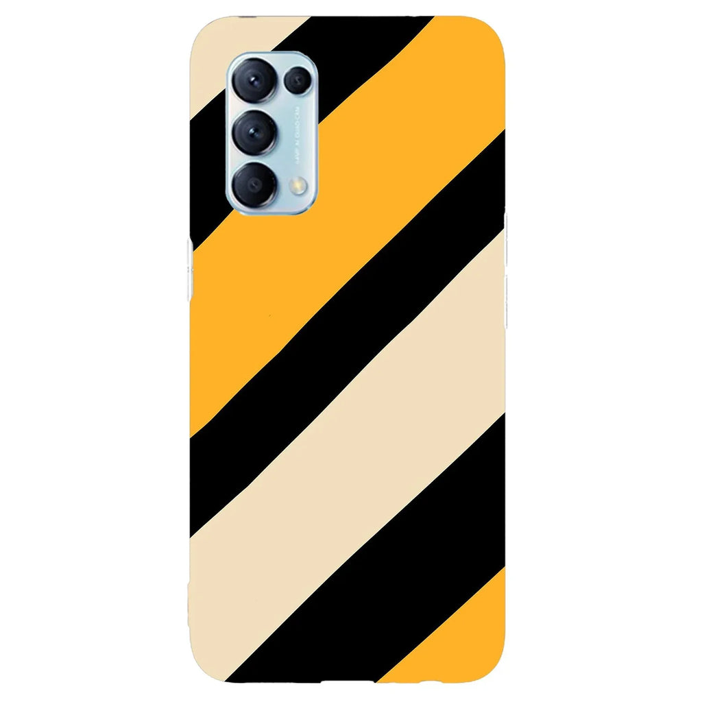 Husa compatibila cu Oppo Reno 4 4G model Stripes, Silicon, TPU, Viceversa - Viceversa