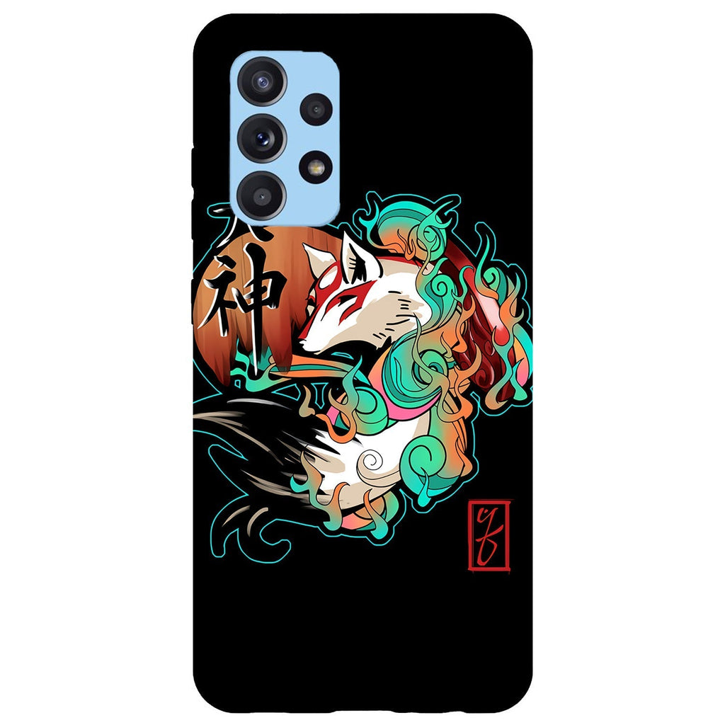 Husa compatibila cu Samsung Galaxy A73 5G model Sun Goddess Amaterasu, Silicon, TPU, Viceversa