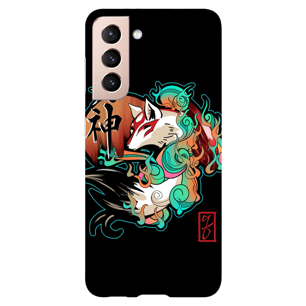 Husa Samsung Galaxy S21 FE model Sun Goddess Amaterasu, Silicon, TPU, Viceversa