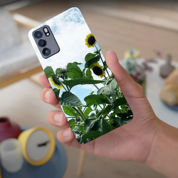 Husa compatibila cu Oppo Find X3 model Sunflower, Silicon, TPU, Viceversa - Viceversa