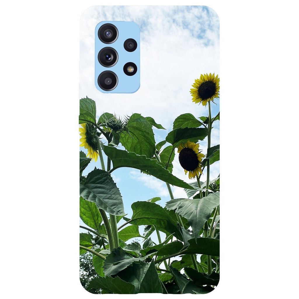 Husa compatibila cu Samsung Galaxy A73 5G model Sunflower, Silicon, TPU, Viceversa