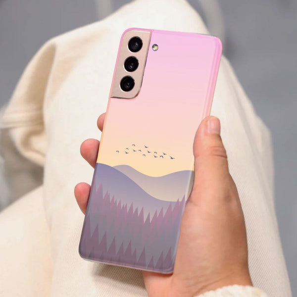 Husa Samsung Galaxy S21 FE model Sunny Grasslands, Silicon, TPU, Viceversa