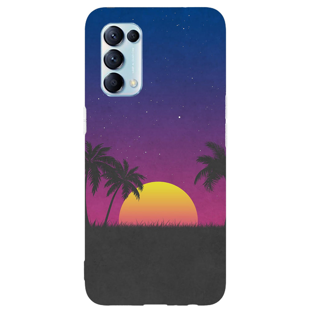 Husa compatibila cu Oppo Reno 5 4G model Sunset, Silicon, TPU, Viceversa