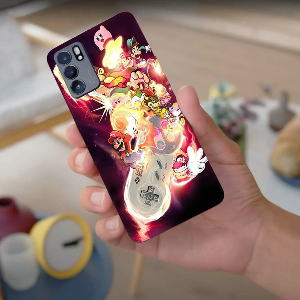 Husa compatibila cu Oppo Find X3 model Super nintendo, Silicon, TPU, Viceversa - Viceversa