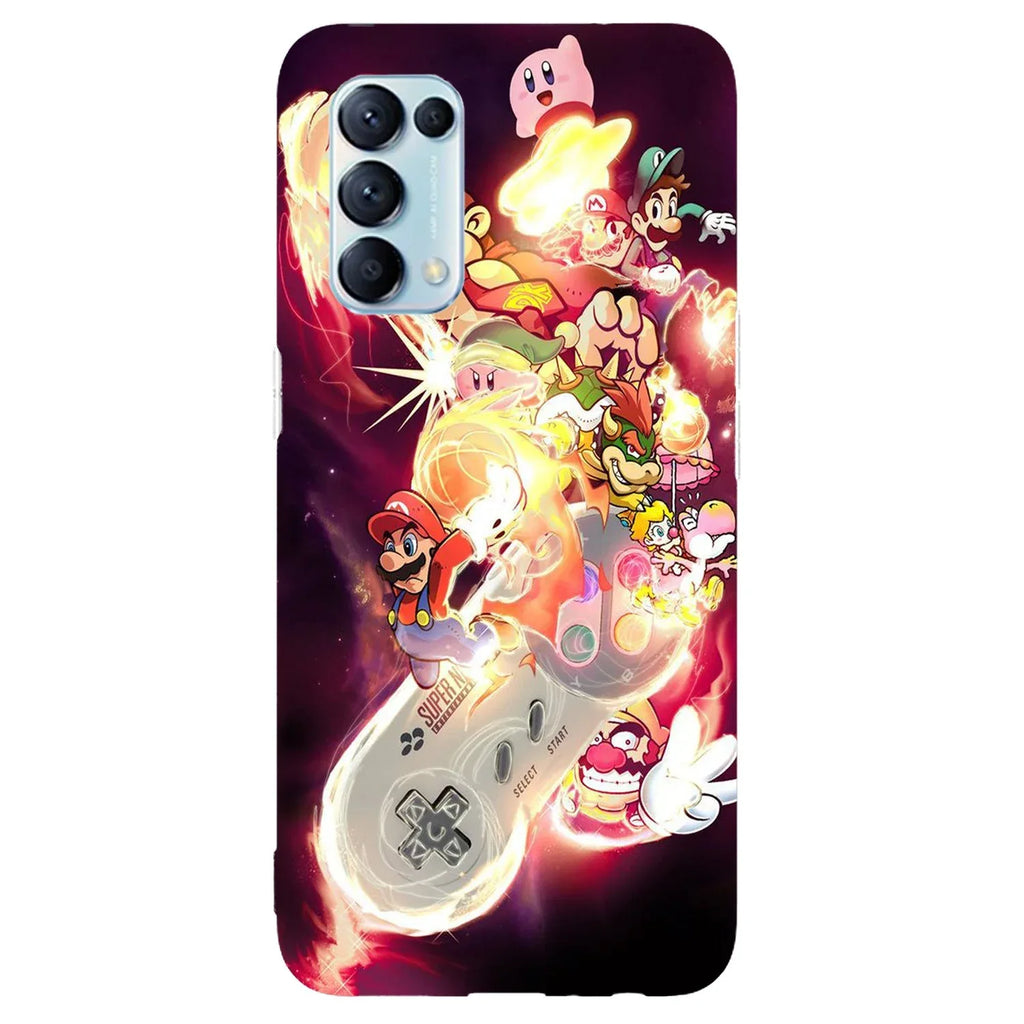 Husa compatibila cu Oppo Find X3 Lite model Super nintendo, Silicon, TPU, Viceversa - Viceversa