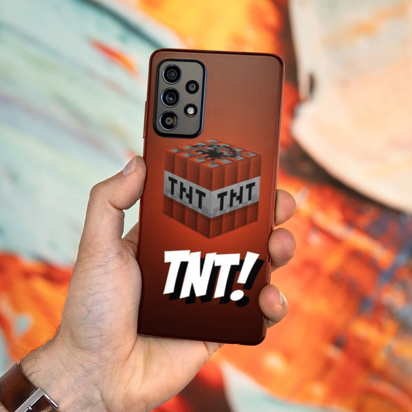 Husa Samsung Galaxy Galaxy A72 model TNT Minecraft, Silicon, TPU, Viceversa