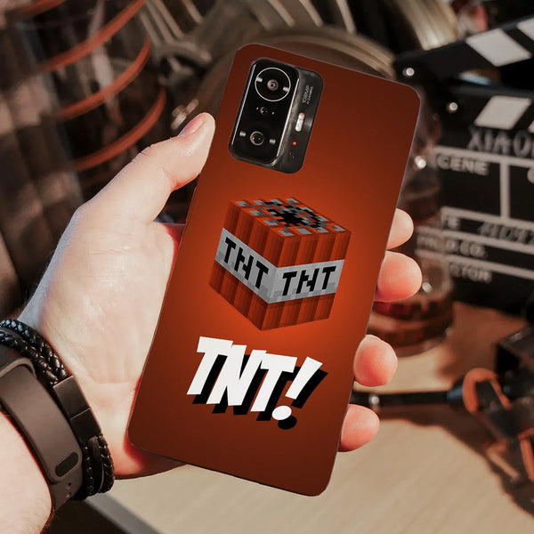 Husa compatibila cu Xiaomi Mi 9T model TNT Minecraft, Silicon, TPU, Viceversa