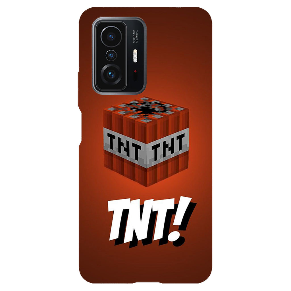 Husa compatibila cu Xiaomi Mi 11T Pro model TNT Minecraft, Silicon, TPU, Viceversa