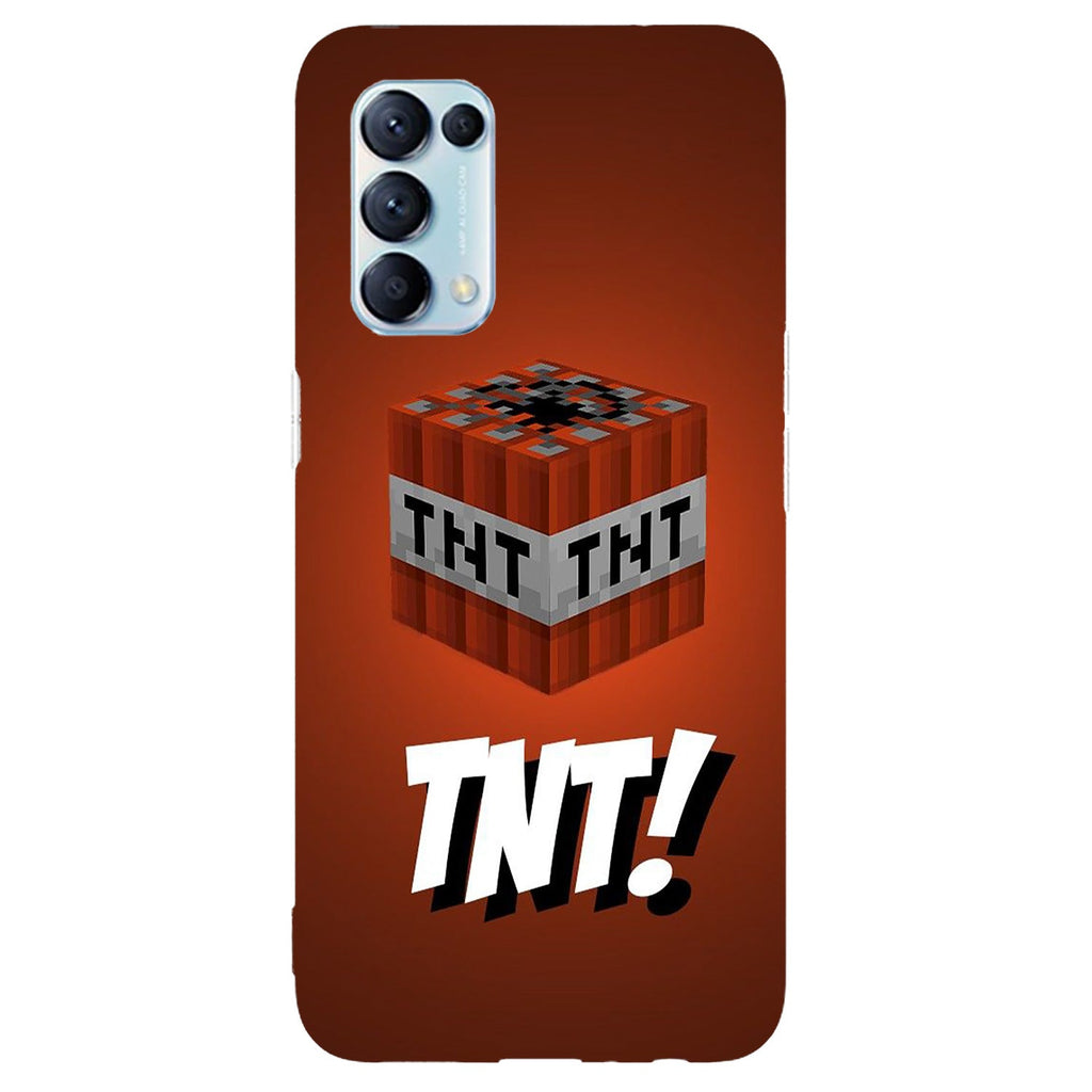 Husa compatibila cu Oppo A12 4G model TNT Minecraft, Silicon, TPU, Viceversa