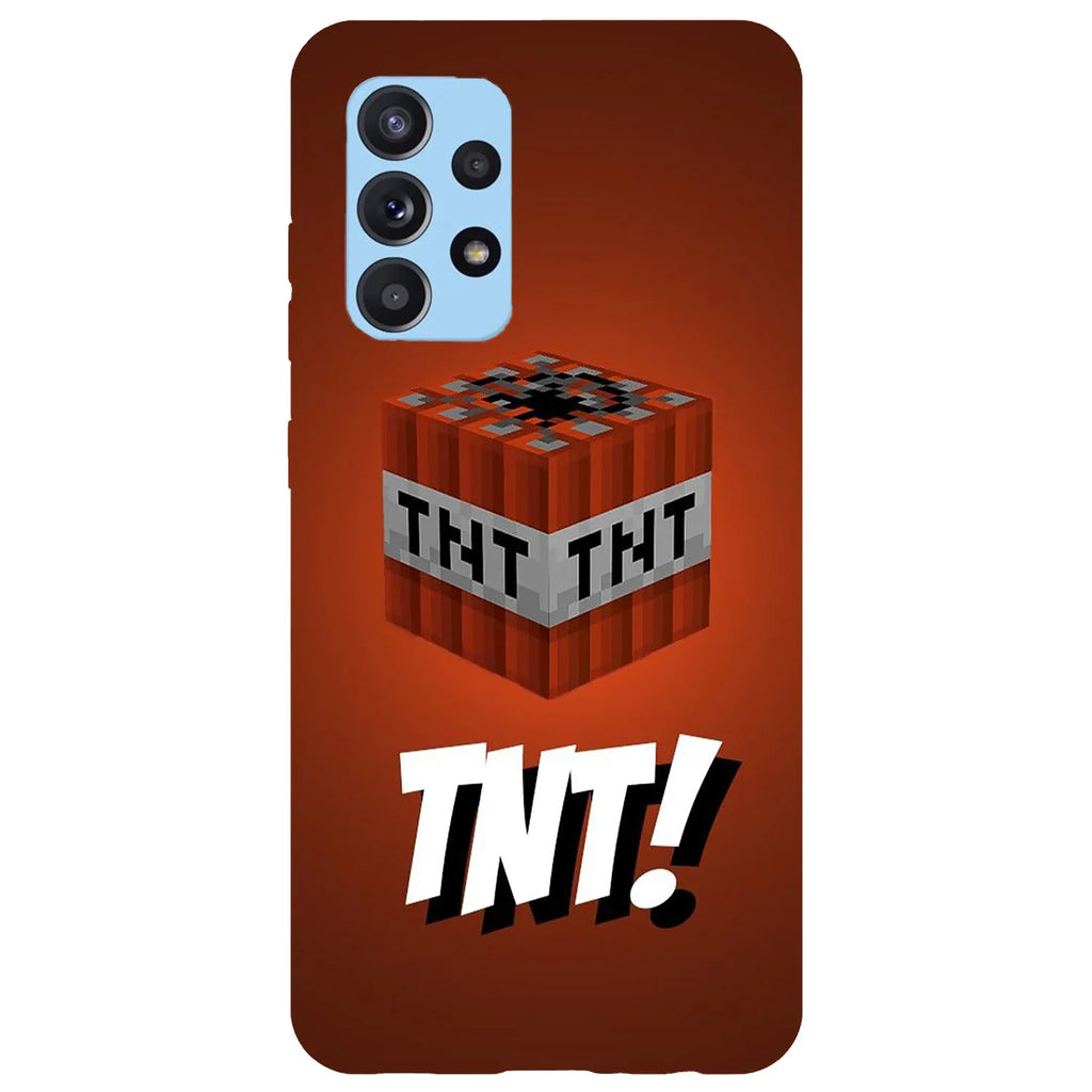 Husa Samsung Galaxy Galaxy A52s 5G model TNT Minecraft, Silicon, TPU, Viceversa - Viceversa