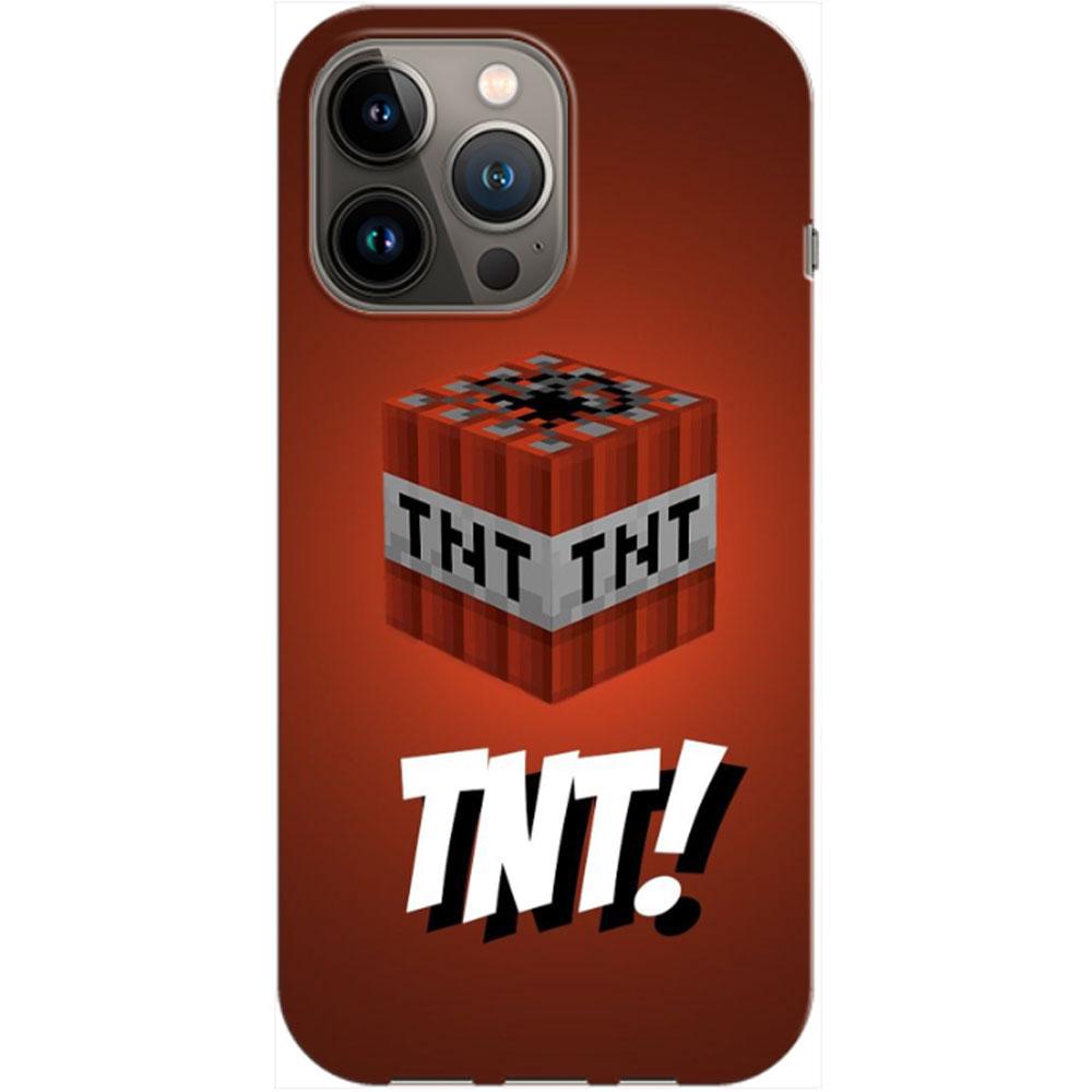 Husa Apple iPhone 13 Pro Max model TNT Minecraft, Silicon, TPU, Viceversa