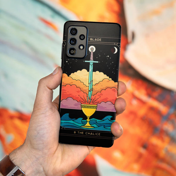 Husa Samsung Galaxy Galaxy A72 model Tarrot Card, Silicon, TPU, Viceversa