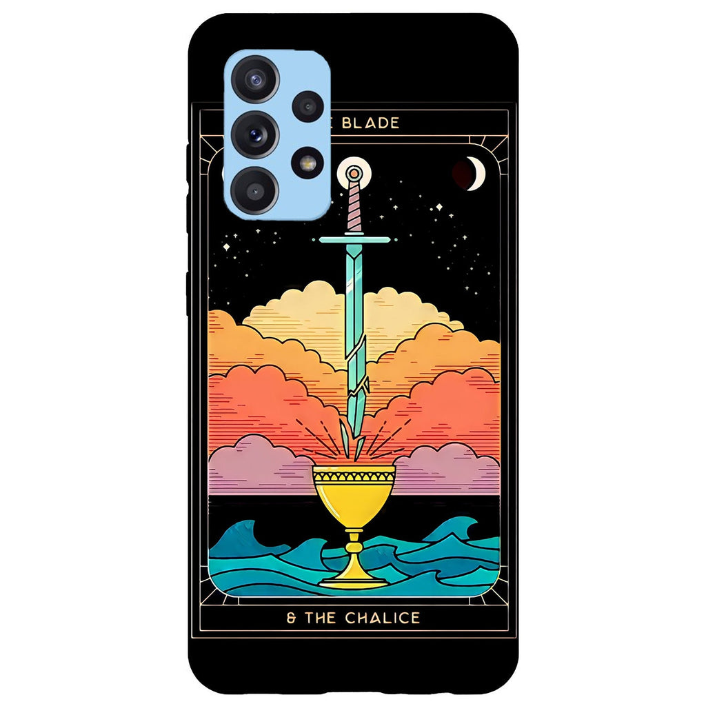 Husa Samsung Galaxy Galaxy A72 model Tarrot Card, Silicon, TPU, Viceversa