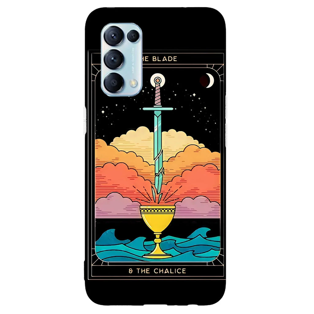 Husa compatibila cu Oppo Reno 4 5G model Tarrot Card, Silicon, TPU, Viceversa - Viceversa