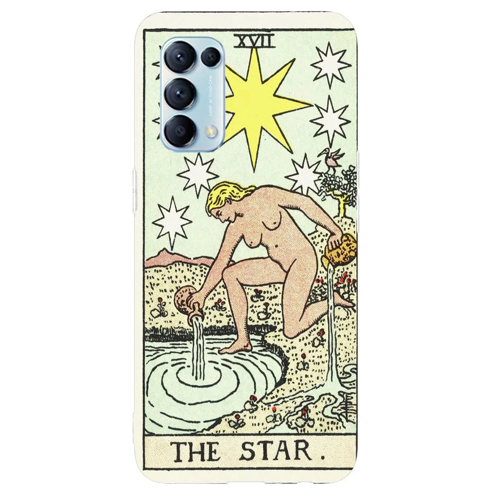 Husa compatibila cu Oppo A72 5G model The star Tarrot Card, Silicon, TPU, Viceversa - Viceversa