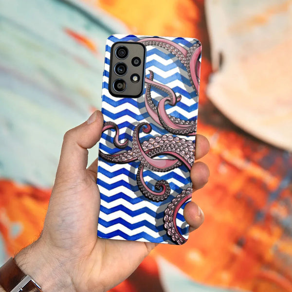 Husa compatibila cu Samsung Galaxy A53 5G model Tentacles, Silicon, TPU, Viceversa - Viceversa