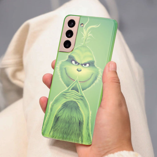 Husa compatibila cu Samsung Galaxy S21 FE model The Grinch, Silicon, TPU, Viceversa