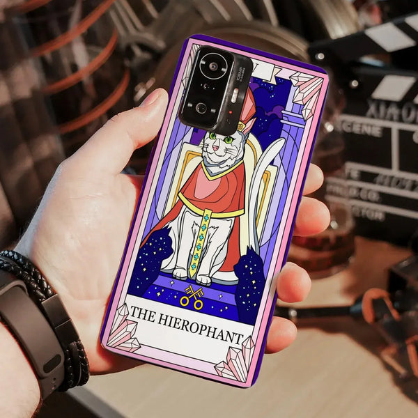 Husa compatibila cu Xiaomi Mi 11 Pro model The Hierophant Cat, Silicon, TPU, Viceversa - Viceversa