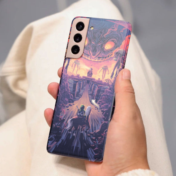 Husa compatibila cu Samsung Galaxy S21 FE model The legend of Zelda Majora's Mask, Silicon, TPU, Viceversa