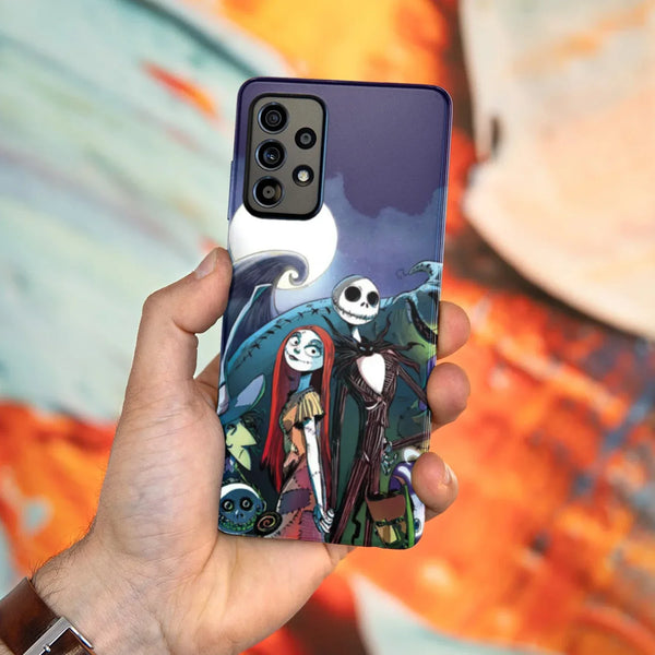 Husa compatibila cu Samsung Galaxy A53 5G model The Nightmare Before Christmas, Silicon, TPU, Viceversa - Viceversa