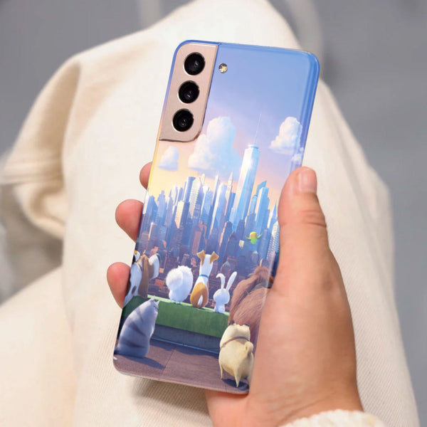 Husa compatibila cu Samsung Galaxy S21 FE model The Secret Life of Pet, Silicon, TPU, Viceversa