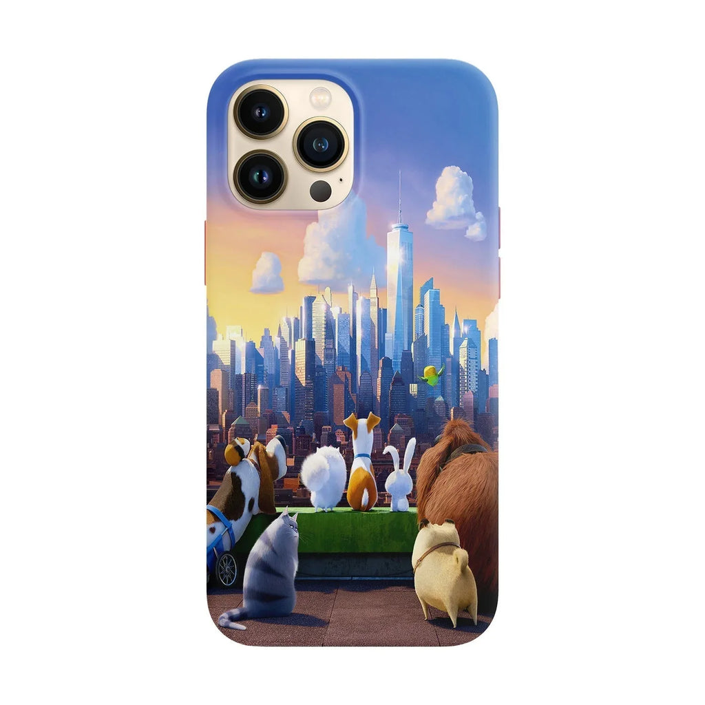 Husa compatibila cu Apple iPhone 14 Pro Max model The Secret Life of Pets, Silicon, TPU, Viceversa - Viceversa