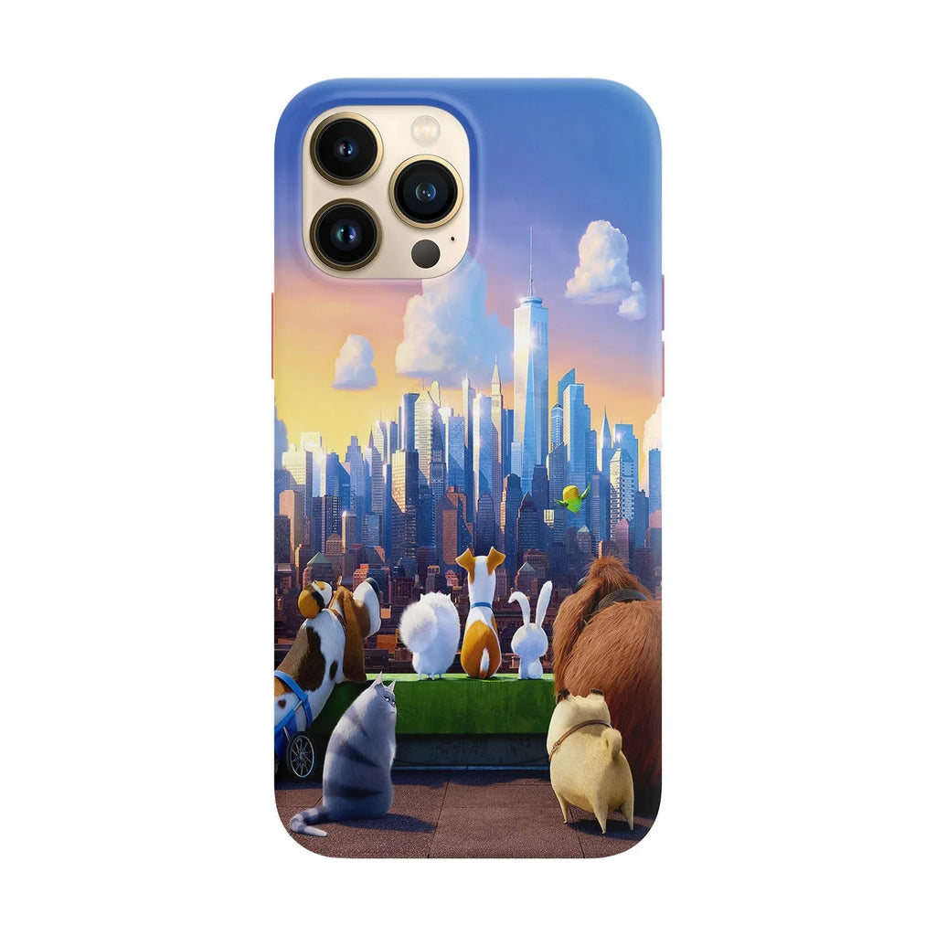 Husa compatibila cu Apple iPhone 12 model The Secret Life of Pets, Silicon, TPU, Viceversa - Viceversa