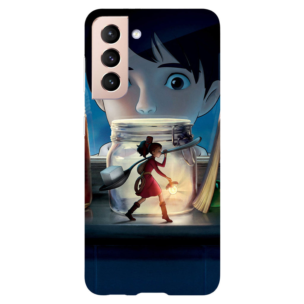 Husa compatibila cu Samsung Galaxy S21 FE model The Secret World of Arrietty, Silicon, TPU, Viceversa