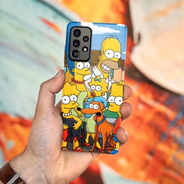 Husa compatibila cu Samsung Galaxy A53 5G model The Simpsons, Silicon, TPU, Viceversa - Viceversa