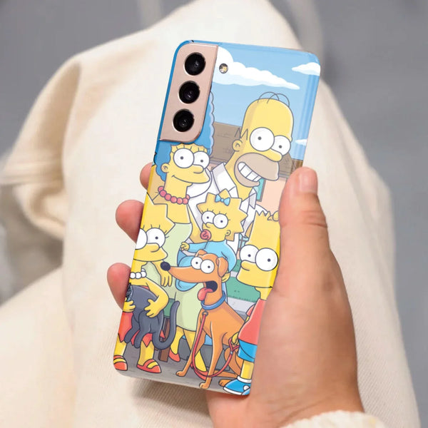 Husa compatibila cu Samsung Galaxy S20 Ultra model The Simpsons, Silicon, TPU, Viceversa - Viceversa