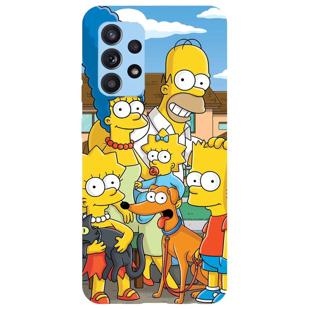 Husa compatibila cu Samsung Galaxy A53 5G model The Simpsons, Silicon, TPU, Viceversa - Viceversa