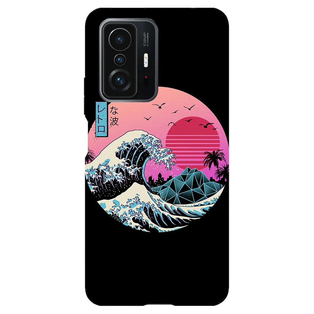Husa compatibila cu Xiaomi Mi 8 Lite model The great Wave of Kanagawa, Silicon, TPU, Viceversa - Viceversa
