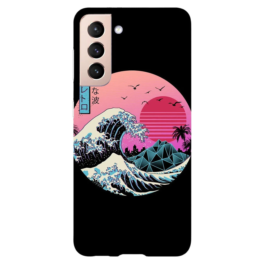 Husa Samsung Galaxy S21 FE model The great Wave of Kanagawa, Silicon, TPU, Viceversa - Viceversa