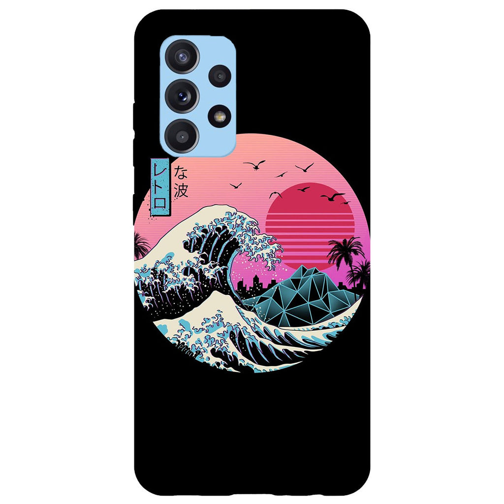 Husa Samsung Galaxy Galaxy A72 model The great Wave of Kanagawa, Silicon, TPU, Viceversa