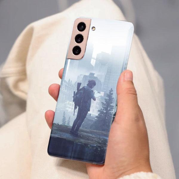 Husa compatibila cu Samsung Galaxy S21 FE model The last of us Ellie, Silicon, TPU, Viceversa