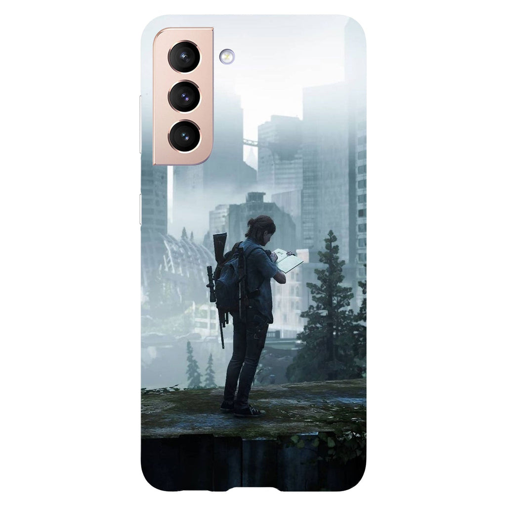 Husa compatibila cu Samsung Galaxy S21 FE model The last of us Ellie, Silicon, TPU, Viceversa