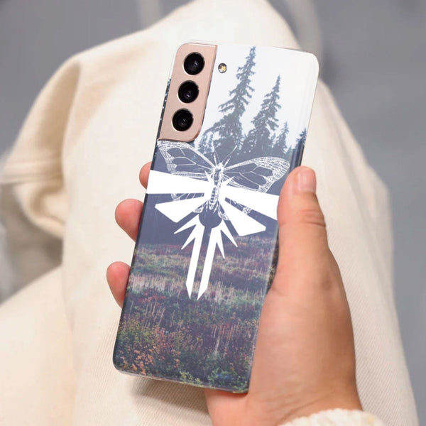 Husa compatibila cu Samsung Galaxy S21 FE model The last of us Fireflies, Silicon, TPU, Viceversa