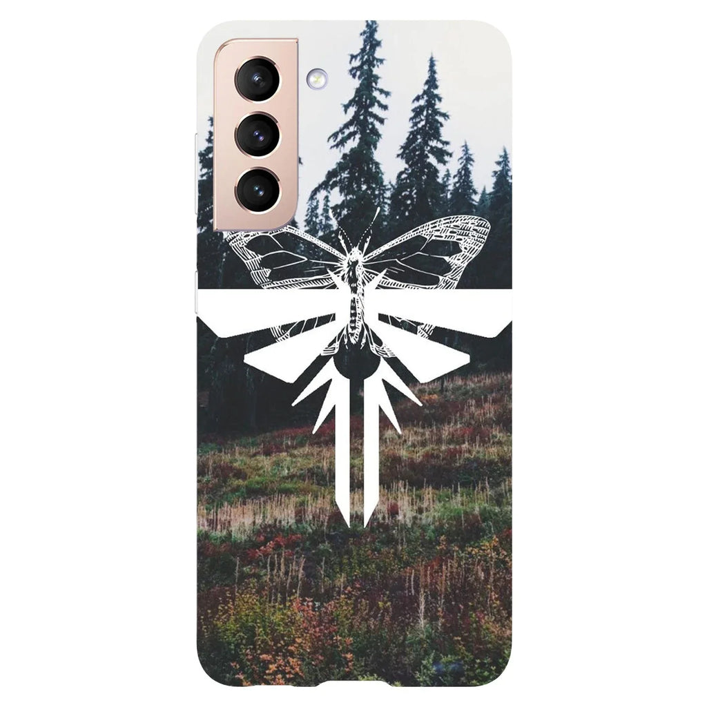 Husa compatibila cu Samsung Galaxy S21 Ultra model The last of us Fireflies, Silicon, TPU, Viceversa - Viceversa