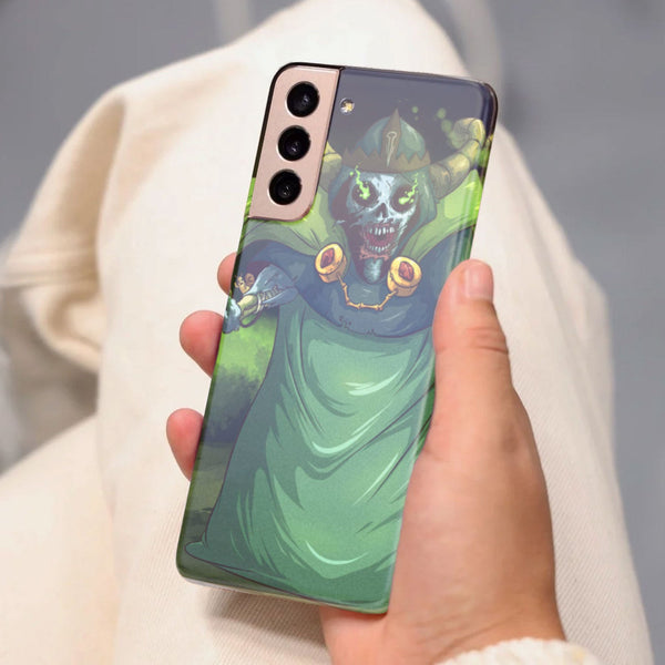 Husa compatibila cu Samsung Galaxy S21 FE model The lich adventure time, Silicon, TPU, Viceversa