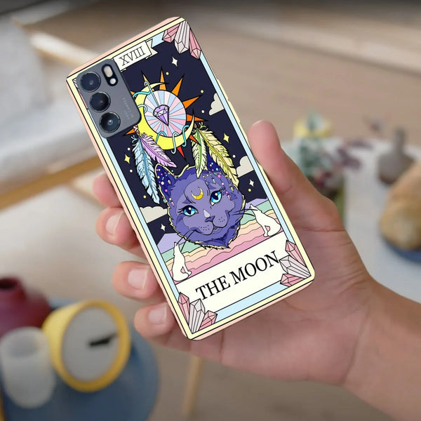 Husa compatibila cu Oppo Find X3 model The moon cat, Silicon, TPU, Viceversa - Viceversa