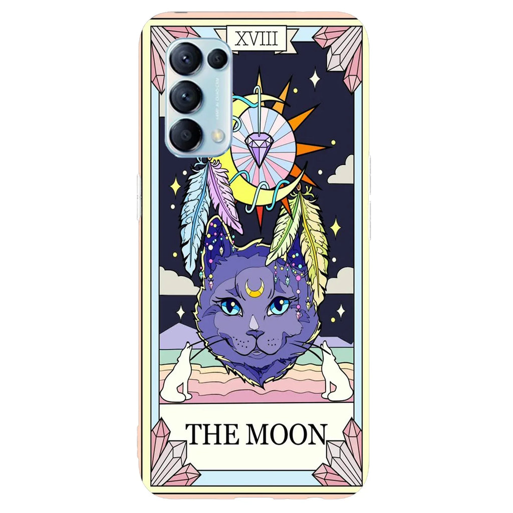 Husa compatibila cu Oppo Reno 6 Pro 5G model The moon cat, Silicon, TPU, Viceversa - Viceversa