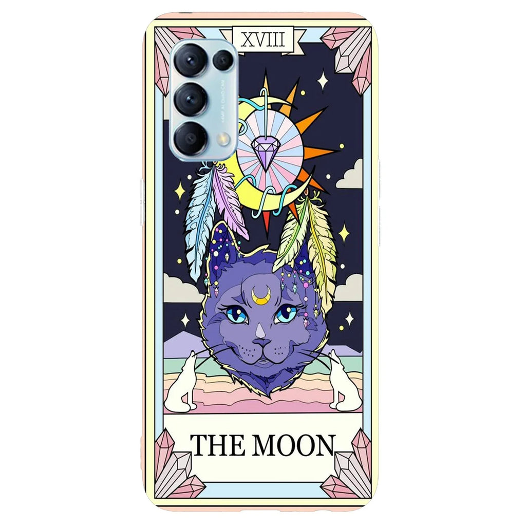 Husa compatibila cu Oppo Reno 4 5G model The moon cat, Silicon, TPU, Viceversa - Viceversa