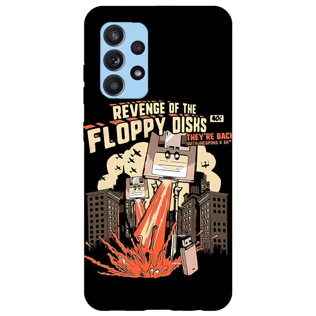 Husa compatibila cu Samsung Galaxy A53 5G model The revenge of flppy disk, Silicon, TPU, Viceversa - Viceversa