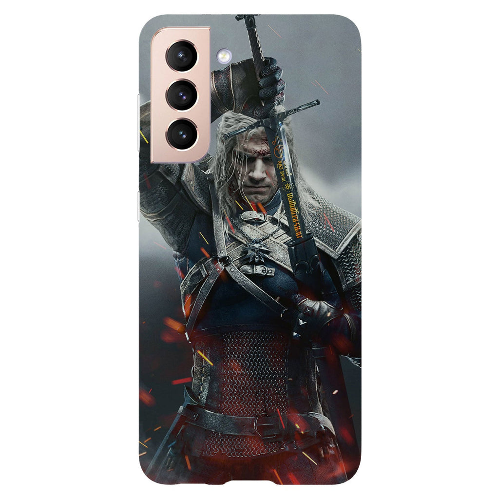 Husa compatibila cu Samsung Galaxy S21 FE model The witcher, Silicon, TPU, Viceversa