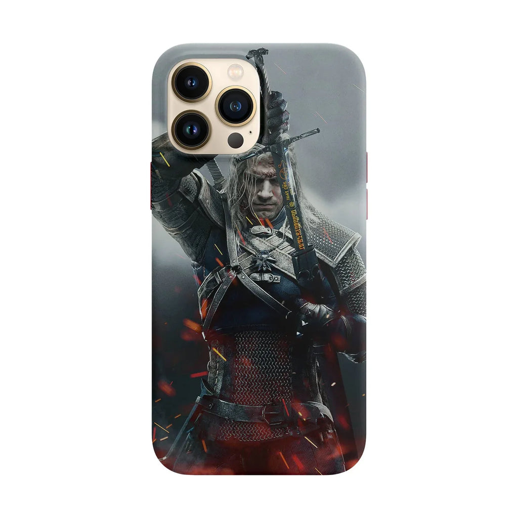 Husa compatibila cu Apple iPhone 12 Mini model The Witcher, Silicon, TPU, Viceversa - Viceversa