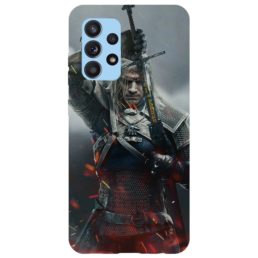 Husa compatibila cu Samsung Galaxy A53 5G model The witcher, Silicon, TPU, Viceversa - Viceversa