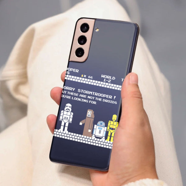 Husa compatibila cu Samsung Galaxy S21 FE model These aren't the droids you're looking for, Silicon, TPU, Viceversa