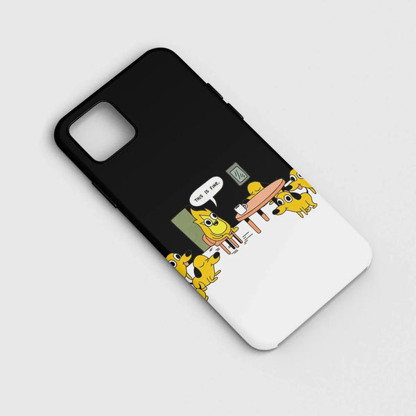 Husa compatibila cu Apple iPhone 11 Pro model This is fine reverse meme, Silicon, TPU, Viceversa - Viceversa
