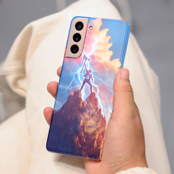 Husa compatibila cu Samsung Galaxy S21 FE model Thor love and thunder, Silicon, TPU, Viceversa